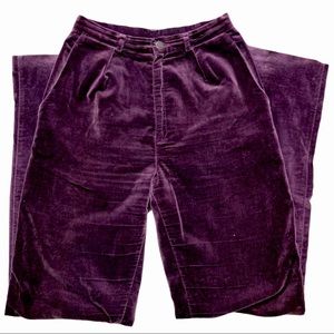 vintage! calvin! klein! purple! flattering! pants! 100% cotton! size 8!